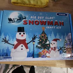 Snowman Clay Making Kit 