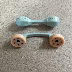 Antique Baby Rattle Dumbbell Set