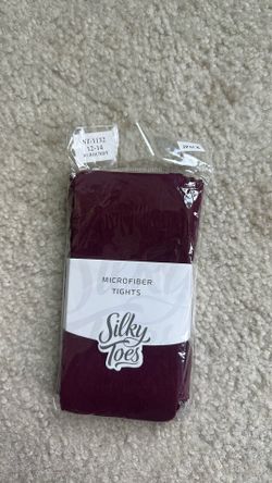 Girls tights size 12/14 burgundy