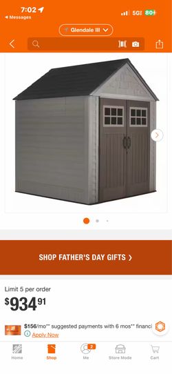 Shop Rubbermaid Big Max 7 ft. x 7 ft. Storage Shed