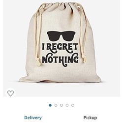 I Regret Nothing Hangover Kit Bachelorette Party Favor Hang over Gift Bags