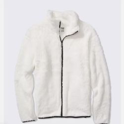 VS PINK SWEATER JACKET TEDDY XLARGE