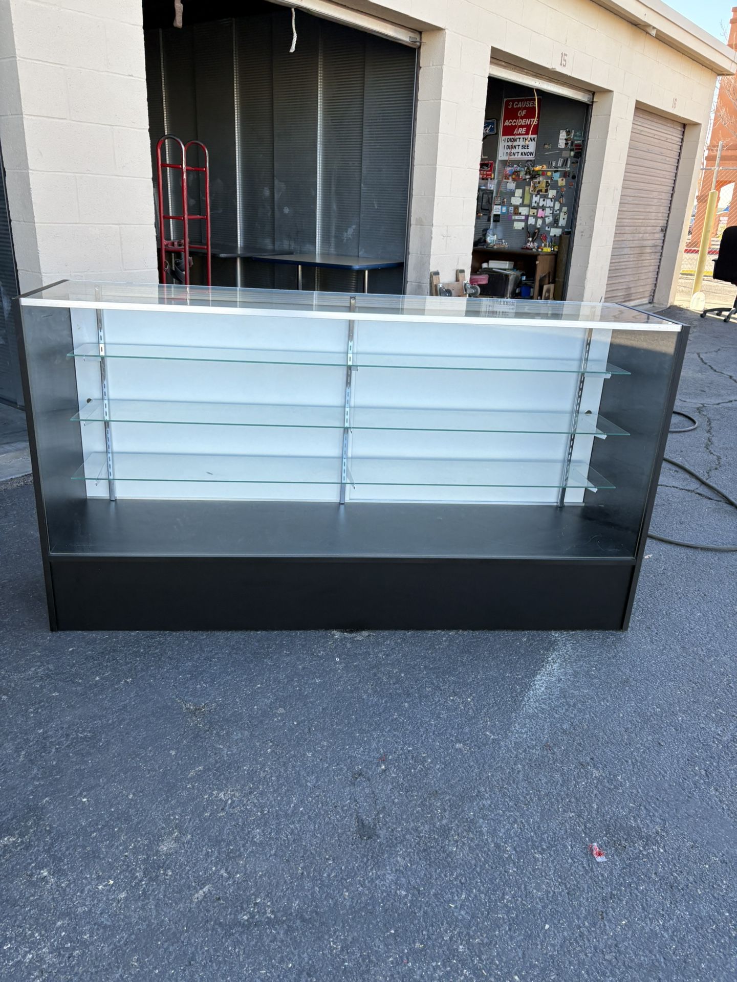 5 Nice Glass Display Cabinet- $130 Each