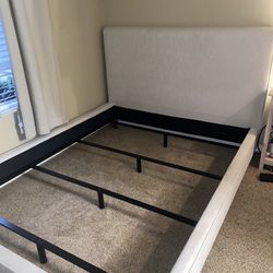 Queen Bedframe And Box Spring