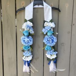 Custom Floral Graduation Sash/lei