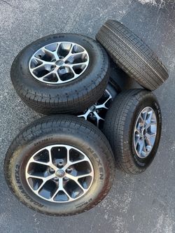 JEEP WRANGLER 2024 WHEELS AND TIRES