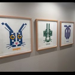 (3) 23x25” Signed And Stamped Prints 