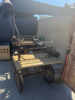Custom Multi-Seat Pedicab Cycle Cart
