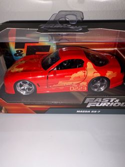 Fast & Furiois RX-7 Red/Gold 1:32 scale