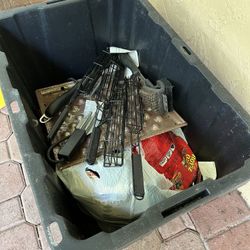 Heavy Duty, Storage Bin, New Kebab, Griller, Baskets, Barbecue Tools, Briquettes, And More!