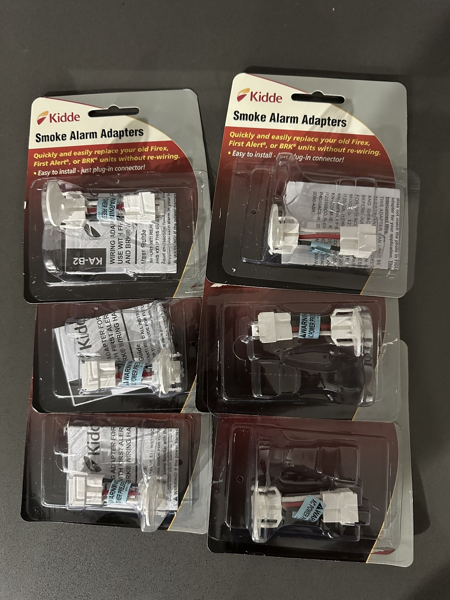 Free - Smoke Detector Adapters (6)