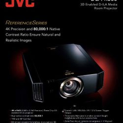PROJECTOR  JVC DLA  RS55U  1080p 2k Upconversion E Shift