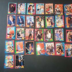 1992 SAVED BY THE BELL Trading Cards - 30 Total