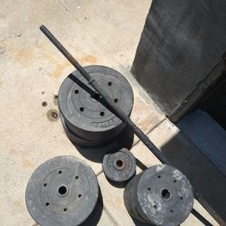 Bar And Weights 