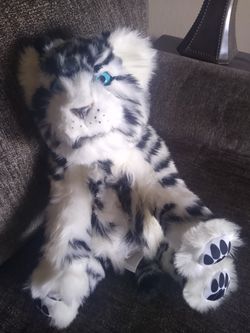 Fur real black and white tiger