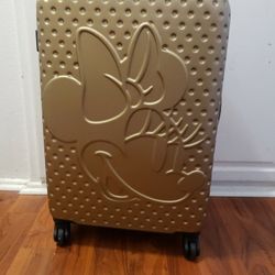 Disney Minnie Luggage Gold