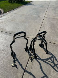 Motorcycle Front and Rear stands