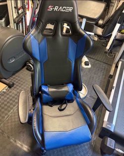 Sracer s racer chair like new, gaming, office, adjustable