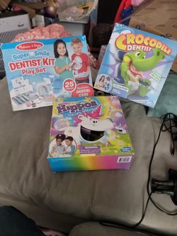 Board Games And Dentist Kit Play Set