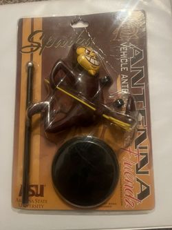 Sparky ASU Mascot Vehicle Antenna Figurine, Sealed
