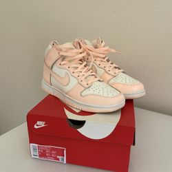 Nike Dunk High Sail Crimson Tint