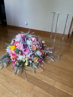 Wedding faux centerpiece flowers