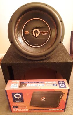 NEW!! 12in Subwoofer & Amp Combo