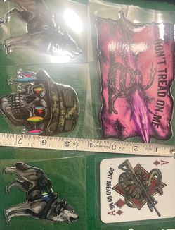 Assorted vinyl stickers/decals