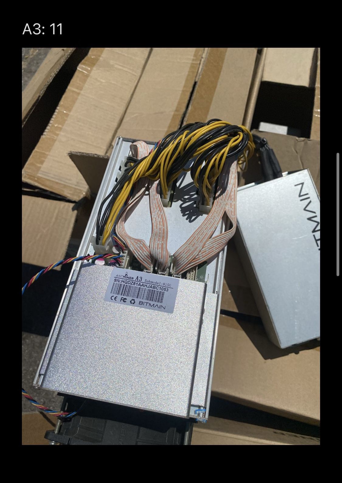 A3 Antminer with Power Supply!