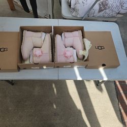 Size 6 Pink Ankle Ugg Boots