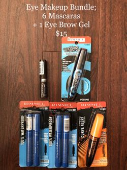 Rimmel Eye Make Up Bundle: 6 Mascaras + 1 Brow Gel: 5 for $15