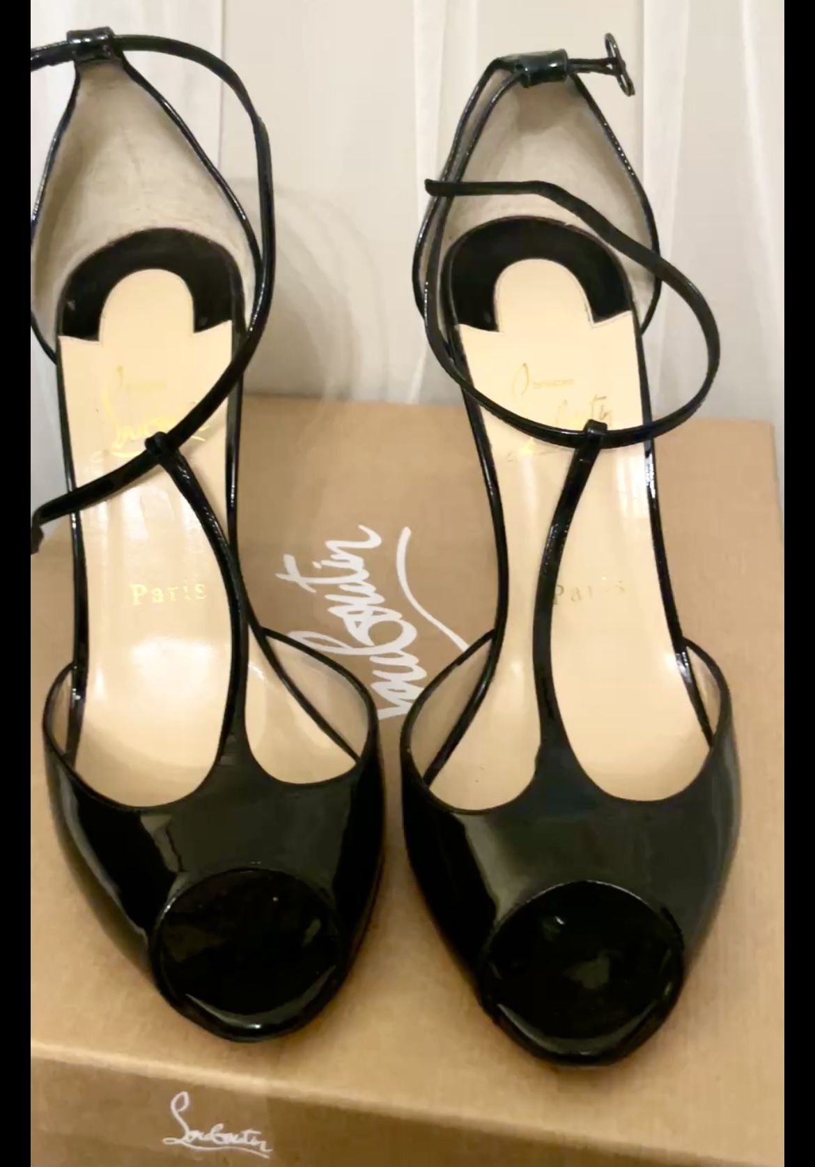 Authentic Christian Louboutin Black Heels