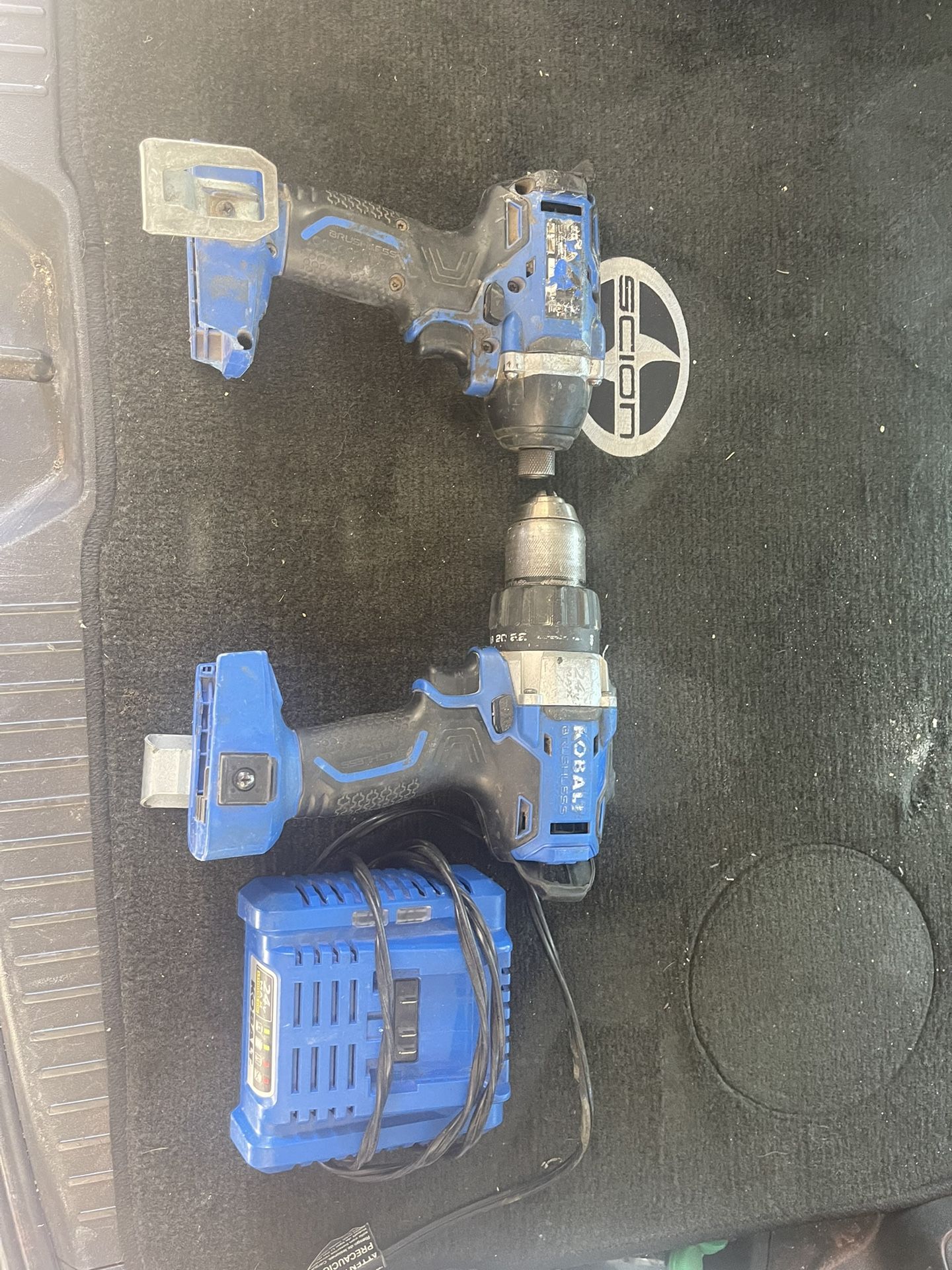 Kobalt Hammer Drill , Impact Gun And Charger