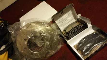 Drilled & slotted F250 super duty rotors & brakes