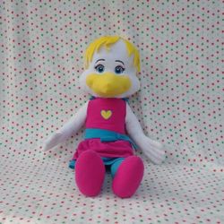 Plush Chicken Chuck E Cheese Helen Henny 28" Girl Mascot 2014 All Ages