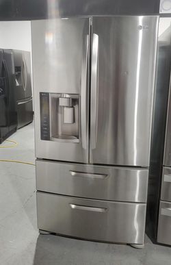 LG 4 Door Stainless Steel Fridge
