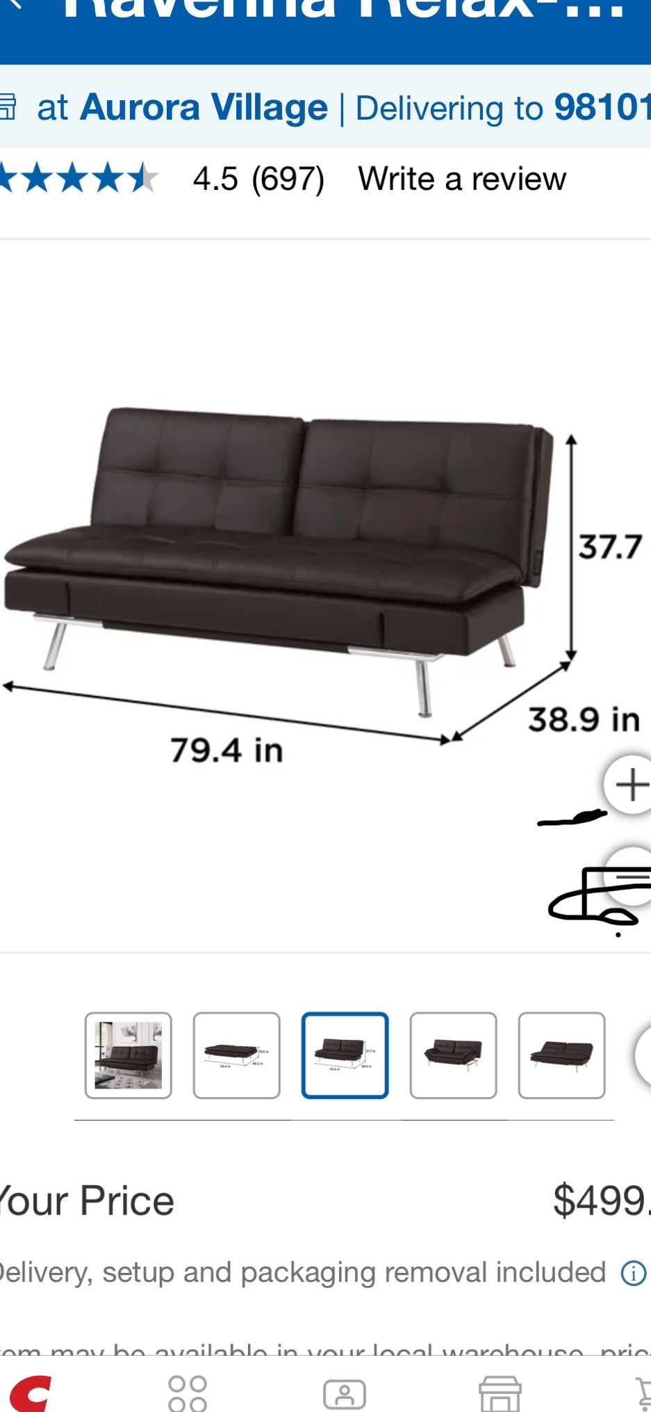 Futon - Sofa - Lounger