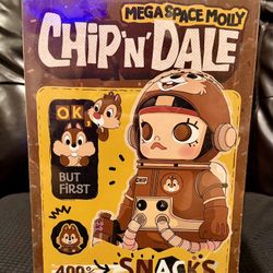popmart mega space molly chip 'n' dale chip