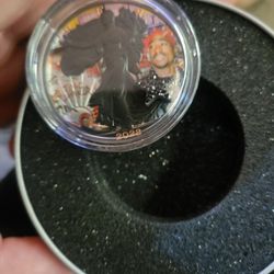Rare Tupac Silver Coin 