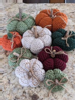 Crochet Pumpkin Decor 🍂🎃