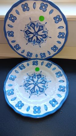 Ganz Brand Melamine 9" Set Of 6 Plates