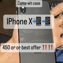 iPhone X Give Me 450 Or Best Offer 