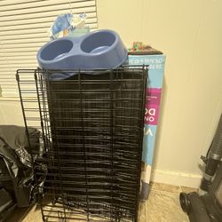 30 In Cage Bowl Pee Pads Toy