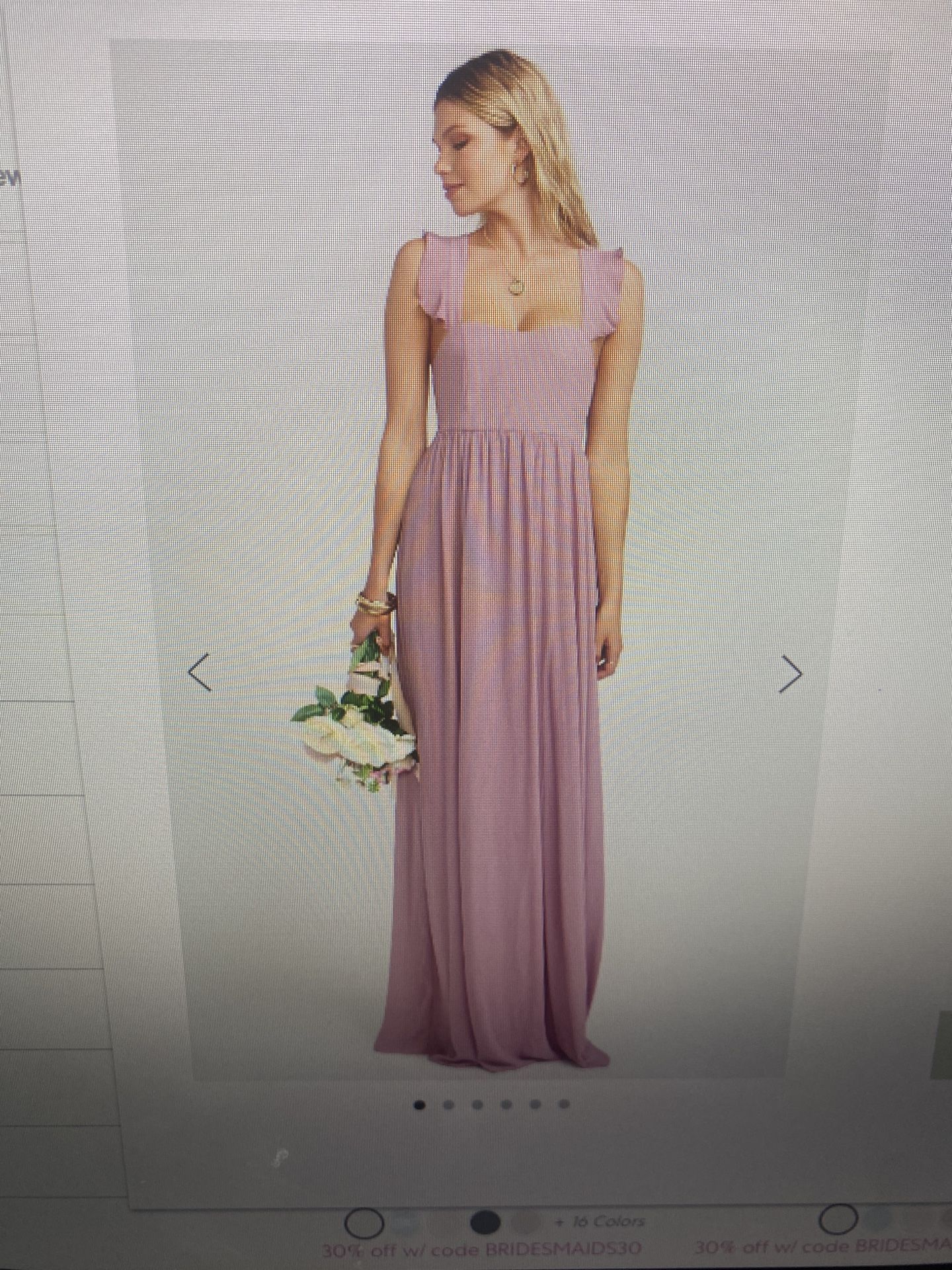knee length dresses for ladies Lisa Maxi Dress, in Light Pink Luxe Satin, Size: Large | Show Me Your Mumu main image 0
