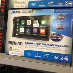 Soundstream Apple CarPlay And Android Auto Stereo 