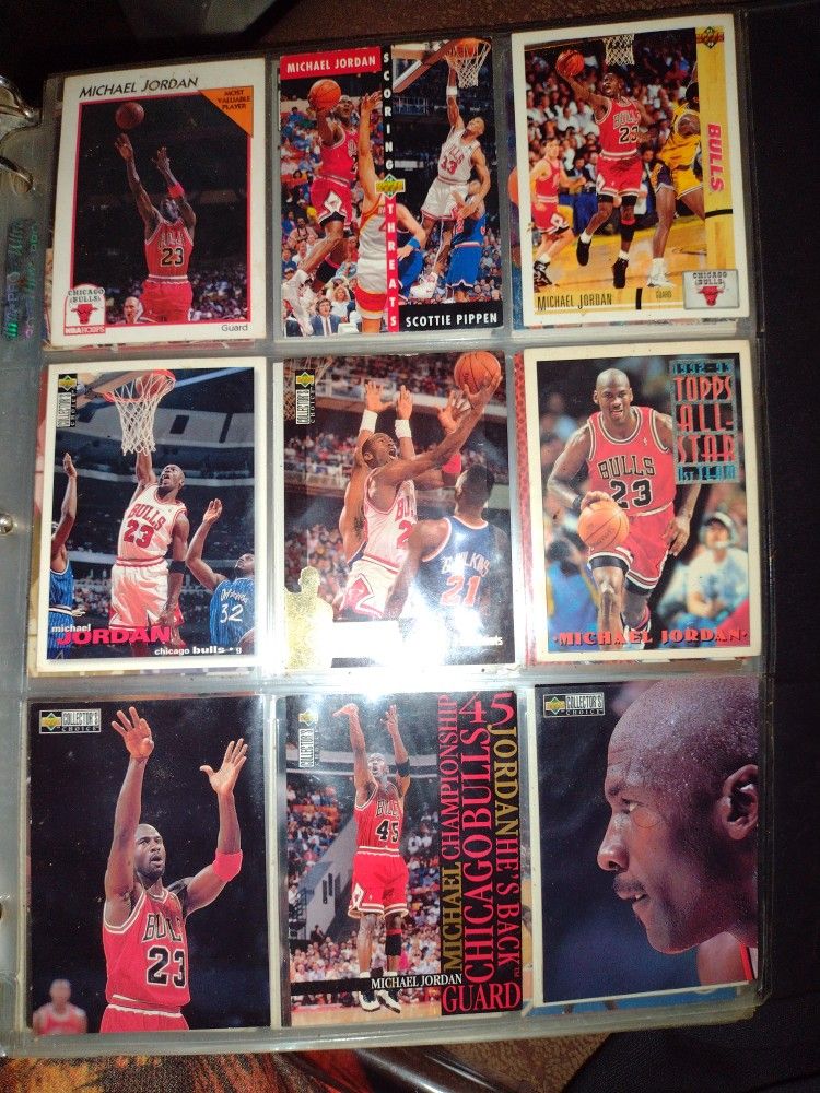 1990's Basketball Ball Cards. Original.