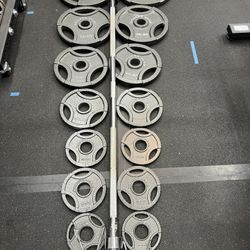 300 pound Olympic weight set