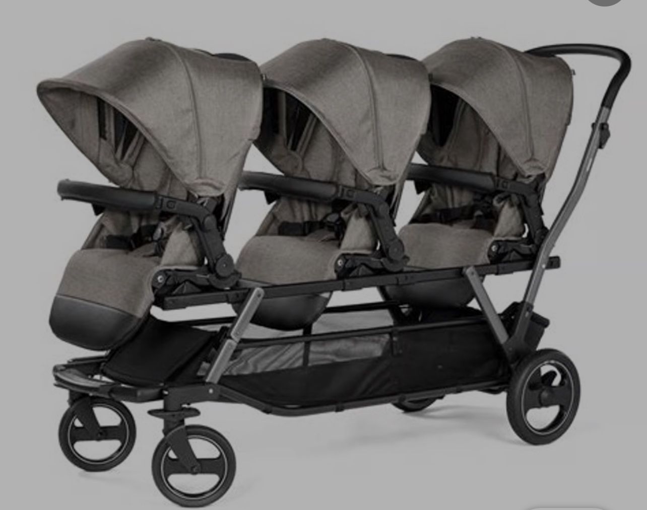 Peg perego, triplet stroller.  