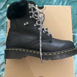Dr. Martens Serena Collar Fur Lined Boot
