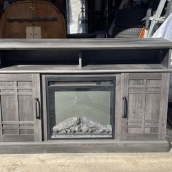 Electric Fireplace TV Stand - Excellent Condition! 
